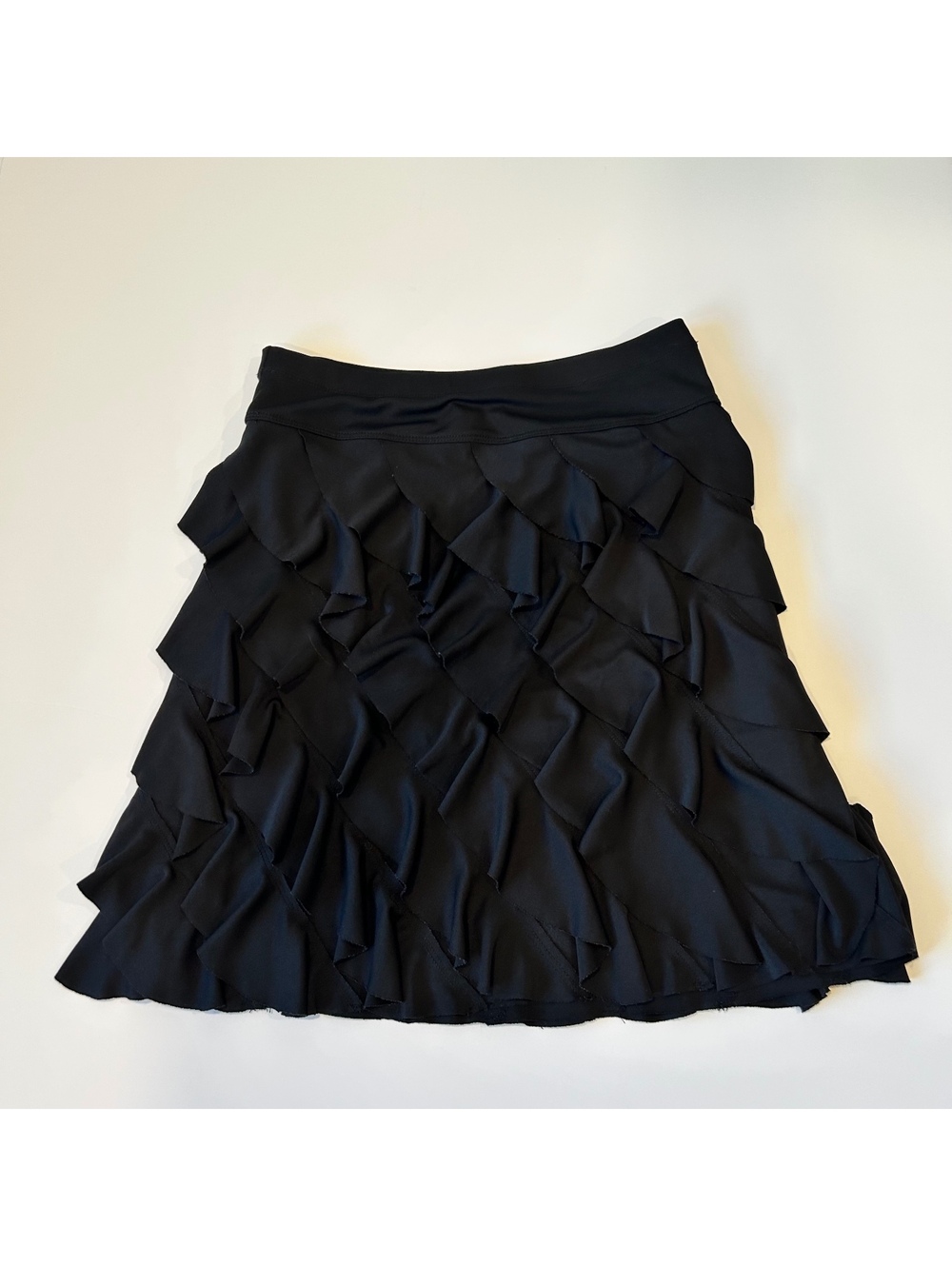 INC international Concepts Tiered ruffled black skirt y2k